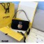Fendi Vintage Suede Baguette Shoulder Bag Black 2021