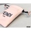 Fendi Leather Phone Pouch Bag with Detachable Necklace Pale Pink 2021