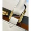 Fendi Leather Small Peekaboo X-Tote Shopper Bag White 2021