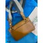 Fendi Flat Baguette Mini Bag Brown with Detachable Shoulder Strap 2021