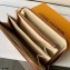 Louis Vuitton Monogram Empreinte Leather Zippy Wallet M80116 Cream/Bois de Rose Pink 2021
