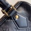 Louis Vuitton Lambskin Embossed Leather Speedy BB Bag M57111 Black 2021