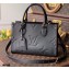 Louis Vuitton Onthego PM Bag Monogram Empreinte Leather Black 2021