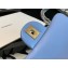 Chanel Lambskin Square Mini Classic Flap Bag Sky Blue 2021