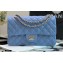 Chanel Lambskin Medium Classic Flap Bag Sky Blue 2021