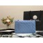 Chanel Lambskin Medium Classic Flap Bag Sky Blue 2021