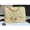 Chanel Lambskin Square Mini Classic Flap Bag Light Yellow 2021