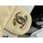Chanel Lambskin Square Mini Classic Flap Bag Light Yellow 2021