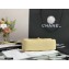 Chanel Lambskin Rectangular Small Classic Flap Bag Light Yellow 2021