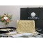 Chanel Lambskin Rectangular Small Classic Flap Bag Light Yellow 2021