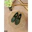 Valentino Calfskin VLogo Signature Espadrilles Dark Green 2021