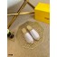 Fendi Embossed FF Leather Espadrilles Mules White 2021