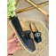 Dior Leather 30 Montaigne Espadrilles Black 2021