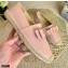 Dior Leather 30 Montaigne Espadrilles Pink 2021