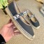Dior J'adior Ribbon Espadrilles Gray 2021