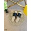 Fendi Croco Pattern Espadrilles Slides Black with FF Baguette 2021