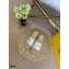 Fendi Croco Pattern Espadrilles Slides White with FF Baguette 2021