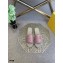 Fendi Croco Pattern Espadrilles Slides Pink with FF Baguette 2021