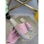 Fendi Croco Pattern Espadrilles Slides Pink with FF Baguette 2021