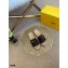 Fendi Brown Fabric Espadrilles Slides with FF Baguette 2021