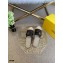 Fendi Brown Fabric Espadrilles Slides with FF Baguette 2021