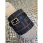 Fendi Brown Fabric Espadrilles Slides with FF Baguette 2021