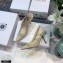 Dior Heel 9.5cm J'Adior Slingback Pumps Mesh Embroidery Creamy 2021