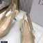 Dior Heel 6.5cm J'Adior Slingback Pumps Mesh Embroidery Creamy 2021
