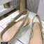 Dior J'Adior Slingback Ballerina Flats Mesh Embroidery Creamy 2021