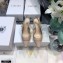 Dior Heel 6.5cm J'Adior Slingback Pumps Mesh Embroidery Nude 2021