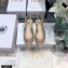 Dior J'Adior Slingback Ballerina Flats Mesh Embroidery Nude 2021