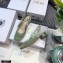 Dior Heel 3.5cm Moi Slingback Pumps Cannage Embroidered Mesh Light Green 2021