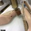 Dior Heel 7cm Moi Slingback Pumps Cannage Embroidered Mesh Beige 2021