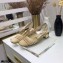 Dior Heel 3.5cm Moi Slingback Pumps Cannage Embroidered Mesh Beige 2021