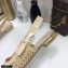 Dior Heel 1.5cm Moi Slingback Ballerina Flats Cannage Embroidered Mesh Beige 2021