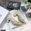 Dior Heel 7cm Moi Slingback Pumps Cannage Embroidered Mesh Creamy 2021