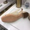 Dior Heel 3.5cm Moi Slingback Pumps Cannage Embroidered Mesh Creamy 2021