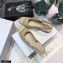 Dior Heel 1.5cm Moi Slingback Ballerina Flats Cannage Embroidered Mesh Creamy 2021