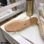 Dior Heel 1.5cm Moi Slingback Ballerina Flats Cannage Embroidered Mesh Creamy 2021