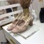 Dior Heel 7cm Moi Slingback Pumps Cannage Embroidered Mesh Nude 2021
