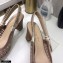 Dior Heel 7cm Moi Slingback Pumps Cannage Embroidered Mesh Nude 2021