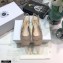 Dior Heel 1.5cm Moi Slingback Ballerina Flats Cannage Embroidered Mesh Nude 2021