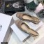 Dior Heel 1.5cm Moi Slingback Ballerina Flats Cannage Embroidered Mesh Nude 2021