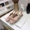 Dior Heel 1.5cm Moi Slingback Ballerina Flats Cannage Embroidered Mesh Nude 2021