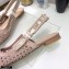 Dior Heel 1.5cm Moi Slingback Ballerina Flats Cannage Embroidered Mesh Nude 2021
