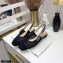 Dior Heel 1.5cm Moi Slingback Ballerina Flats Cannage Embroidered Mesh Black 2021