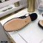Dior Heel 1.5cm Moi Slingback Ballerina Flats Cannage Embroidered Mesh Black 2021