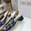 Dior Heel 3.5cm Moi Slingback Pumps Galaxy Embroidered 2021