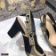 Dior Heel 7cm J'Adior Slingback Pumps Check Black/Beige 2021