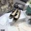 Dior Heel 1.5cm J'Adior Slingback Ballerina Flats Check Black/Beige 2021